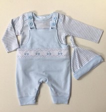 Baby Boys Spanish Blue Smocked