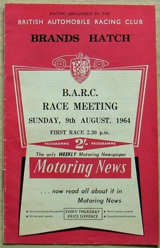 Brands hatch aug 1964 barc - hatch,