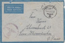 Field post letter 1942 afrika - post,