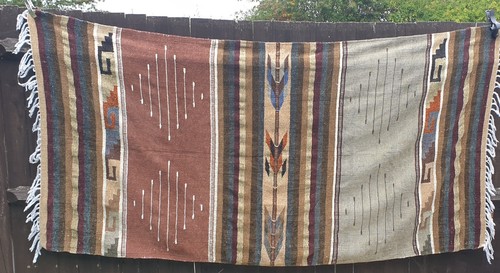 Large southwestern style - southwestern, woven