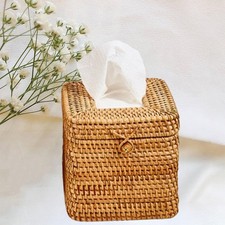 Wicker Tissue Box Cover Paper