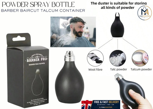Powder spray bottle refillable - bottle,