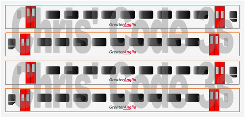 Adhesive vinyl class 158 decal - 158,