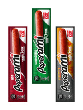 PEPERAMI Smoked Pork Salami Sticks-Original, Hot & Fire Stick 24x22.5g–FREE P&P
