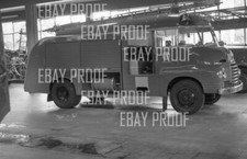 BEDFORDSHIRE FIRE BRIGADE - Bedford fire engine (LUTON) -6x4" B/W photo