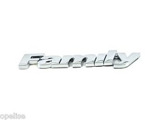 Genuine New FIAT FAMILY BADGE