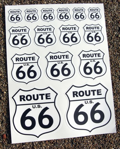 Route retro stickers - retro,