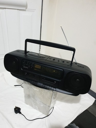 Vintage sony cfd 100l radio - sony, cfd-100l