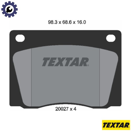 Brake pad set disc - brake,