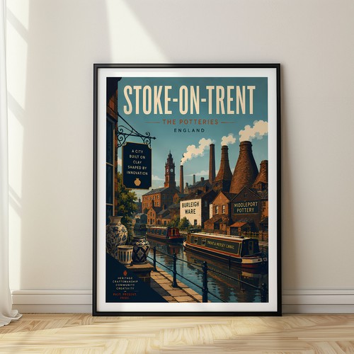 Stoke trent poster uk - poster,