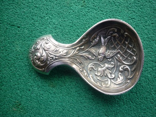 Dutch silver tea caddy - dutch,