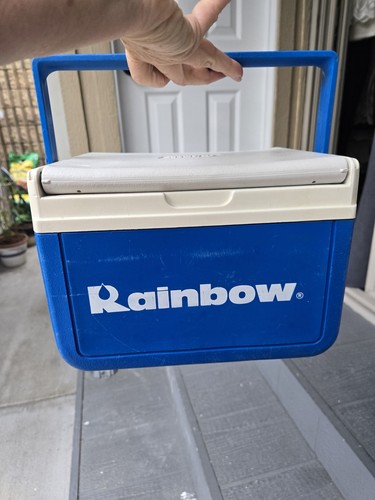 Vintage coleman rainbow cooler - rainbow,