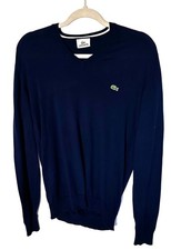 Lacoste V-Neck Jumper Navy