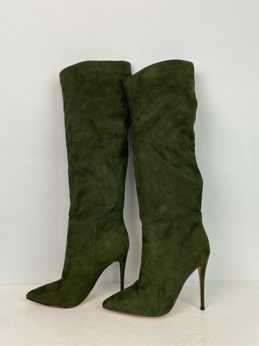 Steve madden green solid knee - green,