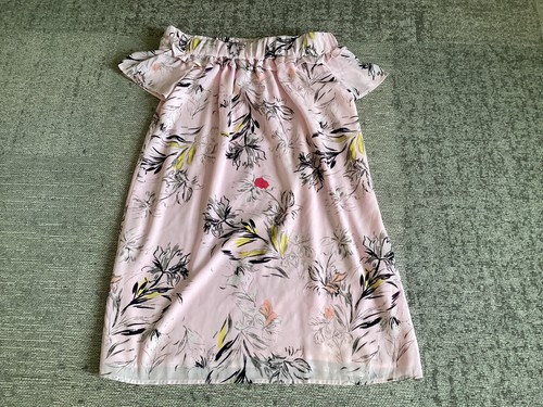Pink bardot summer dress - bardot,