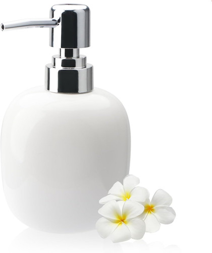 450ml white oval ceramic soap - 450ml,