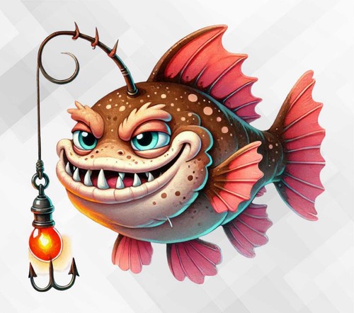 Piranha fish wall - fish, vinyl