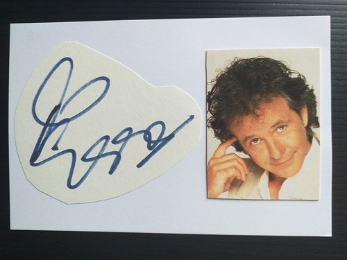 David essex signed postcard - david,