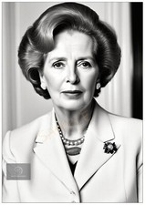 Margaret Thatcher British Prime Minister Poster Wall Decor Home Art Prints A4