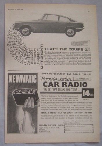 1964 bond equipe - bond, original