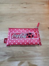 Vintage Red Coca Cola Football Pencil Cases By Helix Advertising Collectable