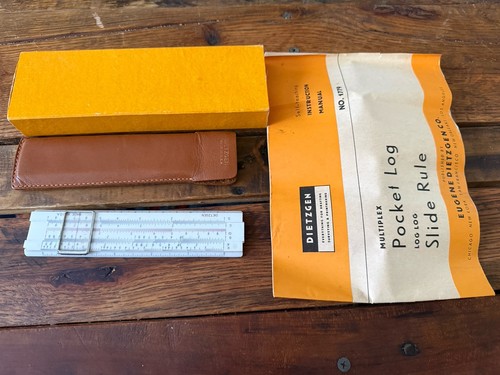 Ww2 era dietzgen pocket log - era,