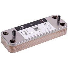 Plate heat exchanger for gas