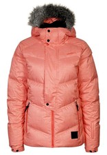 O'Neill Freedom New Rideable Down Snowboard Jacket Womens Medium Paprika Orange