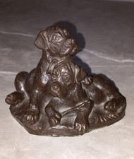 Bronze Boxer Puppies Small Ornament