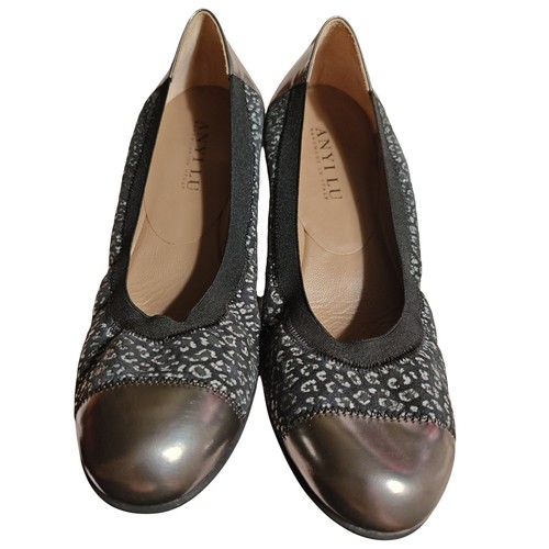 Anyi flats silver black - anyi,