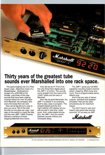 1993 marshall jcm 900 - 1993, •