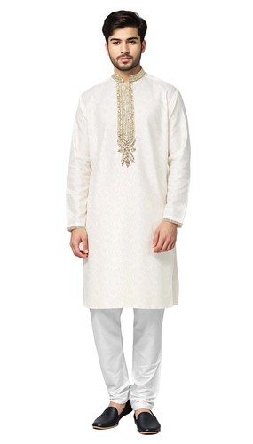 Mens jacquard kurta pajama - mens,