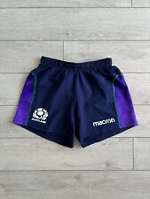 Scotland Scottish BT Rugby Union Shorts Macron Men's Blue Size M
