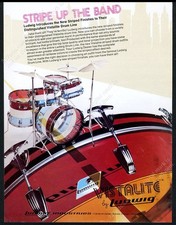 1975 Ludwig Vistalite red