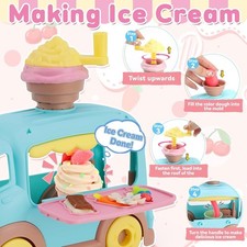 Ice Cream Play Color Dough for