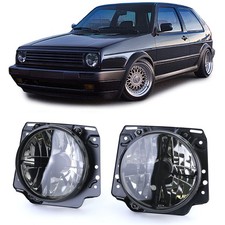 Black Smoked Chrome Headlights