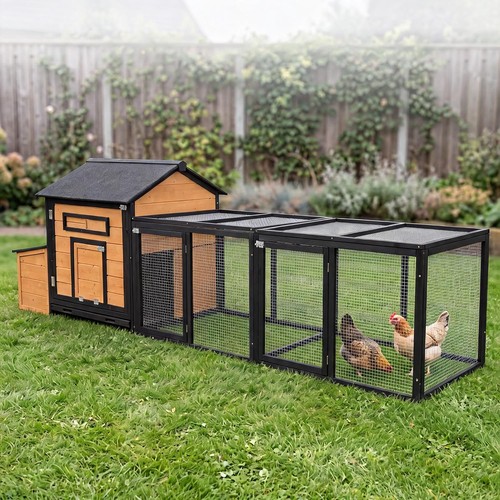 120 large wooden chicken coop - 120",