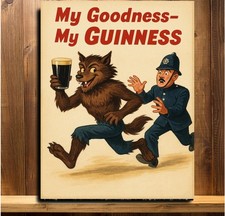 GUINNESS VINTAGE METAL SIGN