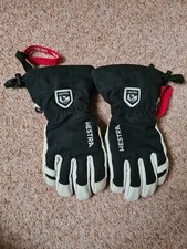 Hestra Heli 5 Finger Gloves Size 5 Lapland Finland Warm Kids Gloves Leather
