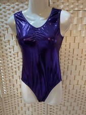 METALLIC LARGE ADULT DANCEWEAR COSTUME GYMNASTICS DANCE SHOW  FESTIVAL BOX 3