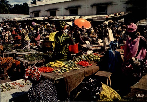 Senegal postcard - senegal,
