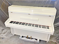 HURRY NOW - Small Six Octave White Gloss Upright Piano SERVICED TUNED DELIVERED