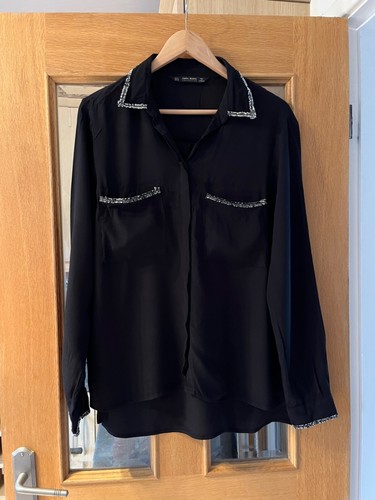 Zara ladies black long - , sleeved