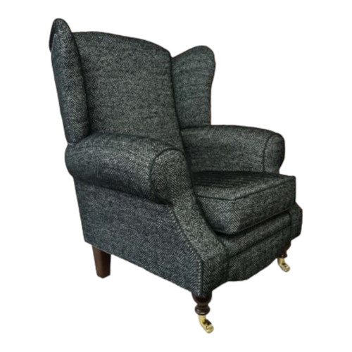 Accent queen anne wing back - queen,