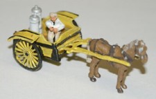 Horse drawn Milk Wagon Churns