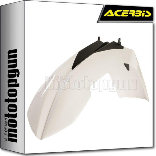 Acerbis front fender - white, ktm
