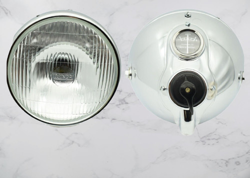 Lucas chrome headlight - chrome,
