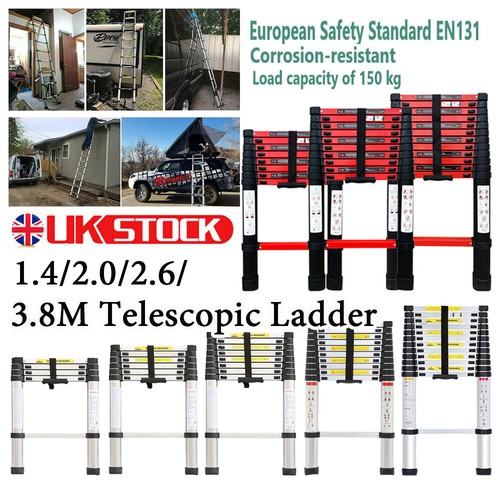 Telescopic ladder step fold - ladder,