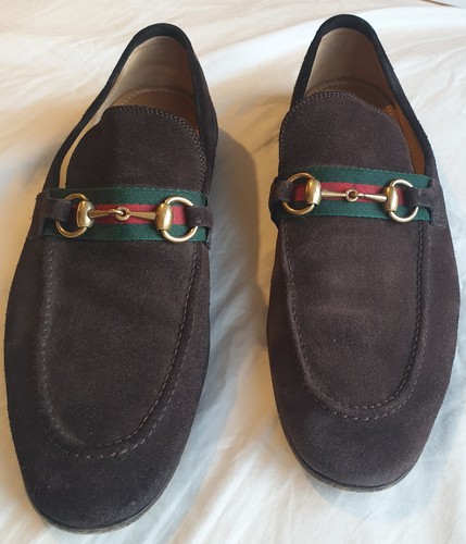 Gucci suede loafers - gucci, brown