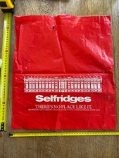 Rare RED Vintage Selfridges